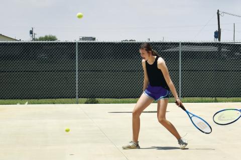 Brownfield Tennis camp teaches youth skills