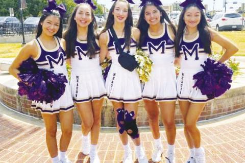 Meadow Junior High, Varsity cheerleaders attend NCA Camp