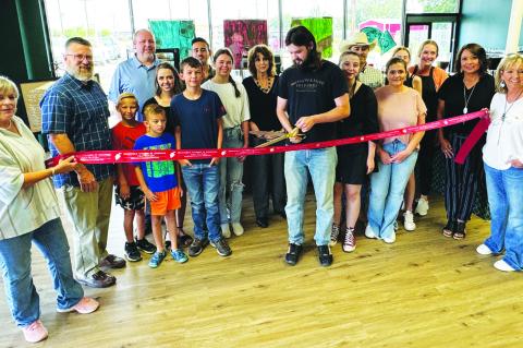 Chamber hosts ribbon cutting for Board & Brew Cafe