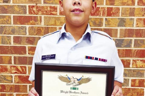 School board honors 1st ever NCO in Civil Air Patrol program