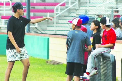 Baseball camp fun