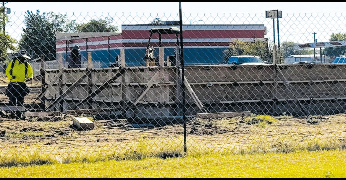 Construction continues on administration building